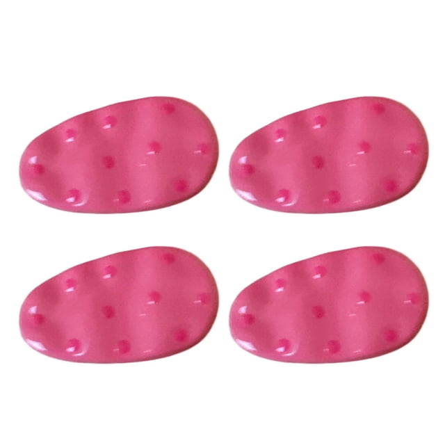 4pcs Hairpins Non-Slip Teeth Dotted Design Korean Style Hair Clips Bangs Fixing Clips Lightweight Hair Accessories