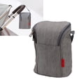 thumbnail image 4 of Tote Bag, Nylon Bottle Insulation Pouch Waterproof  For Walking Black,Dark Blue,Floral Black,Grey, 4 of 8