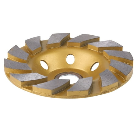 

10cm Diamond Segment Grinding Wheel Disc 6 Holes For Marble Concrete Stone