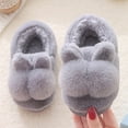 thumbnail image 2 of Ketyyh-chn99 Toddler Boys Slippers Warm Lightweight Girls Walking Shoes Grey,30, 2 of 5