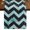 Blue, variant on Abstract Pink Burlap Cotton Table Runner 13x36 Inches Short, Geometric Zigzag Waves Bohemian Stripes Farmhouse Table Runners, Outdoor Dining Tablecloths Decor for Baby Shower/Party/Wedding