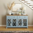 thumbnail image 2 of Jofran Aurora Hills Country Wire-Brushed 4 Door Accent Chest, 2 of 8
