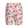 thumbnail image 2 of Lsque Strawberry And Cheery Mens Sleep Pajama Shorts,Short Pajama Pants, Cotton Ultra-Soft Knit-Medium, 2 of 9