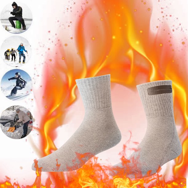 Calcetines eléctricos Calcetín eléctrico de temperatura constante (tubo mediano gris)
