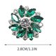 thumbnail image 2 of Floral Rhinestone Glass Button DIY Hand Decorated Button Shirt With, 2 of 5