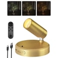 thumbnail image 1 of Proyector LED EZVALO Wireless con batería de 5500 mAh, color dorado, 1 of 9