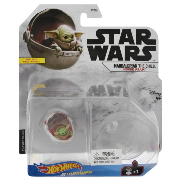 Hot Wheels Disney Star Wars Starships Mandalorian Baby Yoda the Child Hover Pram