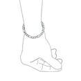 thumbnail image 2 of Mens Thick Heavy Solid .925 Sterling Silver 7MM Italian Figaro Chain Link Bracelet Made In Italy 8 Inch, 2 of 4