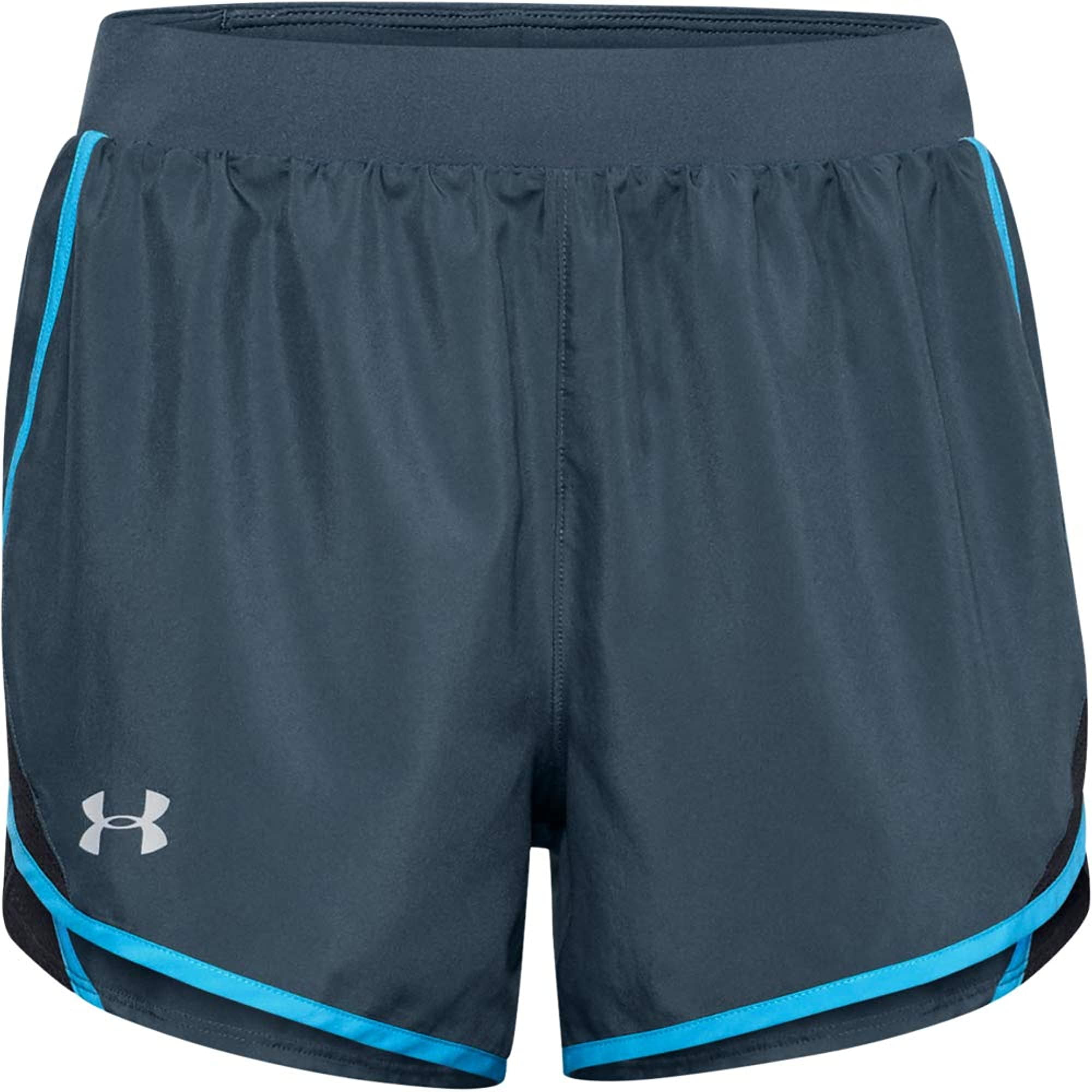 Under Armour Womens Fly By 2.0 Printed Shorts Pants Trousers Bottoms Blue Sports