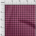 thumbnail image 1 of oneOone Georgette Viscose Fabric Tartan Check Printed Fabric 1 Yard 42 Inch Wide, 1 of 4