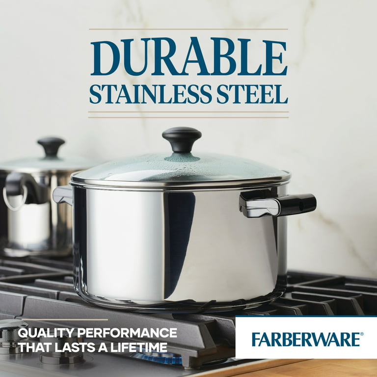 Farberware Stainless Steel Cookware 12-Piece Set