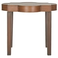 thumbnail image 3 of SAFAVIEH Mizel Quatrefoil Top Classic Solid End Table, Brown, 3 of 5