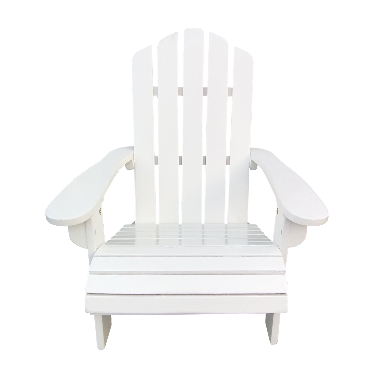 Wood Children Adirondack Chair,Ergonomic All-Weather Adirondack Chairs,Durable Toddler Chair for Outdoor,Garden,Lawn,Indoor,White