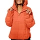 thumbnail image 1 of Chaqueta Acolchada Oversize para Mujer, Estilo Dolman, con Capucha, Larga, Cálida y Estilo Top Naranja L, 1 of 8