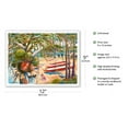 thumbnail image 2 of Halau Wa’a Ma Ke Ala Wai - Hawaiian Honolulu Canoe (Wa’a) Club - From an Original Hawaii Watercolor Painting by Peggy Chun - Master Art Print (Unframed) 9in x 12in, 2 of 4