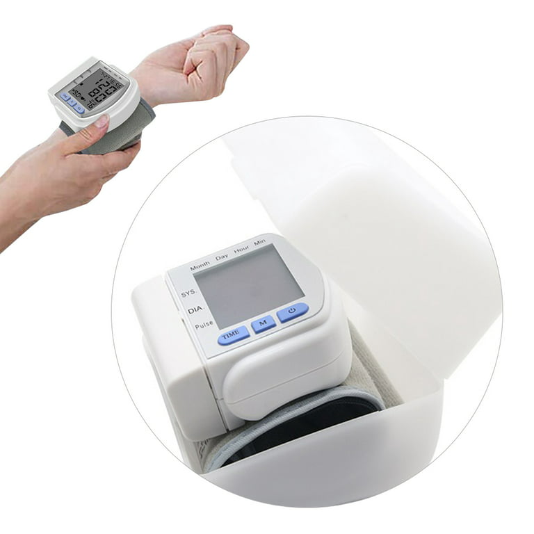 Willstar LCD Wrist Blood Pressure Monitor Heart Beat Rate Pulse Meter  Measure