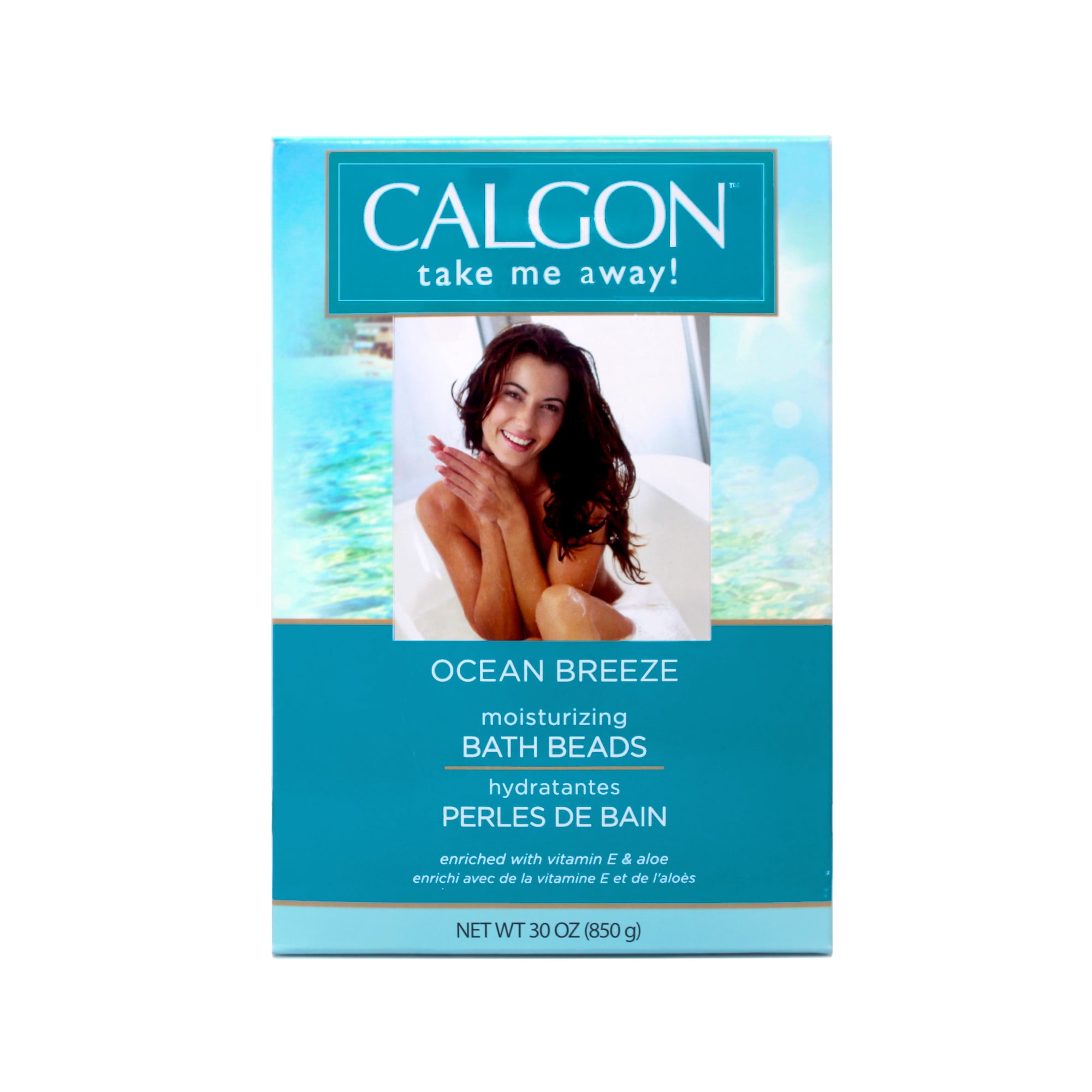 Calgon Ultra-Moisturizing Bath Beads, Ocean Breeze 30 oz