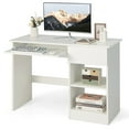 thumbnail image 1 of Costway Computer Desk Home Office Workstation Study Laptop Table w/Keyboard Tray Drawer, 1 of 10
