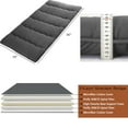 thumbnail image 2 of 2024 New Japanese Floor Mattress Futon, 3 '' Thicken Futon, Portable & Foldable Tatami Mat for Sofa Lounger Camping Dormitory Yoga Sleep Nap Meditation, 2 of 8