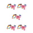 thumbnail image 2 of Transemion Exquisite 20 Pieces Mixed Color Flower Polymer Clay Beads Jewelry Making 15mm 5Set, 2 of 6