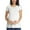 White, variant on ZTTD Women's Care Tops Maternity Shirts Maternity Care Tops Short Sleeve Round Neck Breastfeeding Tops, Sizes S-2XL