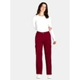 thumbnail image 2 of No Boundaries Juniors Corduroy Straight Leg Pant, sizes XXS-XXL, 2 of 5