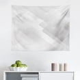 thumbnail image 1 of Grey Tapestry, Minimalist Gradient Wavy Flat Lines Influences Retro Print, Fabric Wall Hanging Decor for Bedroom Living Room Dorm, 2 Sizes, Charcoal Grey, by Ambesonne, 1 of 1