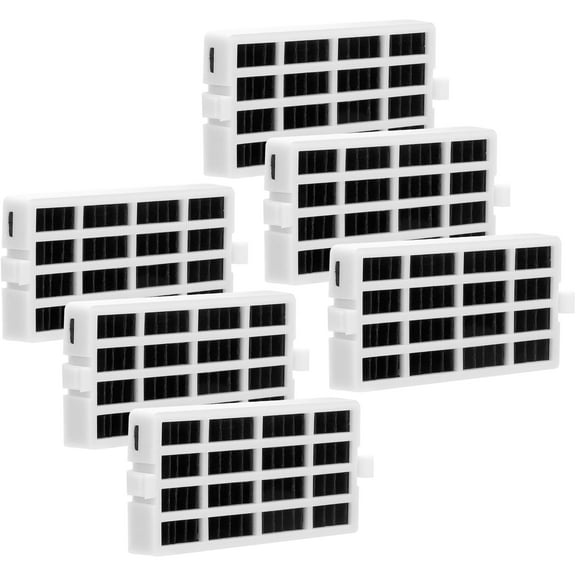 6pcs Refrigerator Air Filter Replacement Compatible With Whirlpool W10311524, AIR1, 2319308, W10335147, W10315189, 1876318, AP4538127, AH2580853, EA2580853