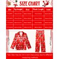 thumbnail image 7 of Girls Chirstmas Pajamas Pjs Set Kids Long Sleeve and Pants Jammies Casual Wear Sleepwear Lounge Clothes Xmas Gifts, Christmas Snowman Size 13-14, 7 of 7