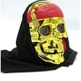 thumbnail image 4 of Pirate Mask | Novelty Gold Skull Pirate Mask | Masquerade Mask | Masks for Show | Party Skull Mask …, 4 of 5