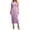 Purple, variant on Womens Summer Sleeveless Midi Dress Elegant Solid Color Stretch Slim Fit Below Knee Length Casual Dresses Soft Comfortable with Asymmetric and Waist for Daily Wear White XXL