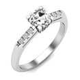thumbnail image 2 of SuperJeweler 1/2 Carat Rose Cut Diamond Ring In 14 Karat White Gold For Women, 2 of 6