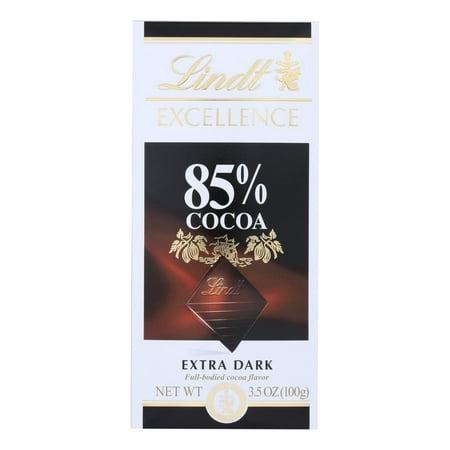 Lindt Excellence 85% Cocoa Extra Dark Chocolate Bar - 3.5oz