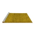 thumbnail image 2 of Ahgly Company Machine Washable Indoor Rectangle Abstract Yellow Modern Area Rugs, 8' x 10', 2 of 4