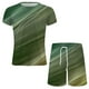 thumbnail image 4 of Camisas de verano Kakina CMSX para hombre, liquidación, conjunto de 2 piezas de camiseta informal de manga corta y pantalones cortos deportivos ajustados., 4 of 5