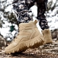 thumbnail image 4 of YOURDIARY Men's Military Tactical Work Boots with Side Zipper, Desert Combat, Army Jungle, Outdoor Hiking Boots, 4 of 9
