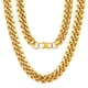 thumbnail image 1 of Collar ChainsPro Cuban ChainsPro para hombre, 14 mm, 66 cm, oro de 18 quilates, 1 of 3