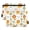 Cartoon Lions and Elephant, variant on Panda Faces Heart Star 2 Pack Pencil Pouch for 3 Ring Binder Smooth Zipper Folders with Pockets Clear Window Pencil Case
