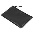 thumbnail image 3 of Bolsa de archivos multifuncional, bolsa de dinero ignífuga, bolsa de almacenamiento segura impermeable con cremallera, pequeña, 27x16cm, 3 of 14