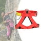 thumbnail image 3 of Arnés de seguridad perfecl para escalada en roca y trabajo de espeleología rojo tamaño ajustable, 3 of 8