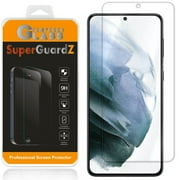 [2-Pack] For Samsung Galaxy S21 5G - SuperGuardZ Tempered Glass Screen Protector, Anti-Scratch, 9H Hardness, Anti-Bubble, Anti-Shock