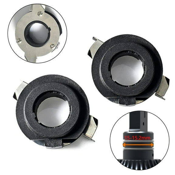 LIKEM 2Pcs H7 LED Adapter Base Headlight Socket Retainer for BMW for Mercedes