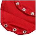 thumbnail image 4 of eczipvz My 1st Christmas Outfits Christmas Baby Boy Outfit Baby Boy Clothes Infant Romper Red Striped Pants Hat 3Pcs, 4 of 7