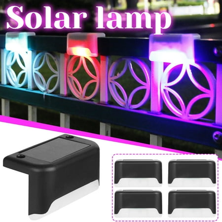 

Solar Power PIR Motion Sensor Wall Light Outdoor Garden Lamp Waterproof 4pc