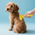 thumbnail image 3 of Self Cleaning Pet Grooming Brush Metal Comb for Detangling Long Matted Hair and Easy Undercoat Removal on Cats Dogs, 3 of 5