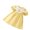 Yellow, variant on Vedolay Young Girl Dresses Girls Summer Dress Easter Ruffle Floral Halter Neck Cold Shoulder Sleeveless Beach Sundress,Yellow 18-24 Months