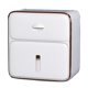thumbnail image 1 of Inteprter Caja dispensadora de portarrollos de papel higiénico sin perforaciones Estuche de almacenamiento de tejido extraíble impermeable multifunción Juegos de accesorios de baño Inteprter HA021109-00, 1 of 1