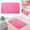 Hot Pink, variant on Carpet Polyester Carpet Memory Cotton Outdoor Indoor And Outdoor Bathroom Kitchen Carpet Floor Mat Grid 60X40Cm Pink