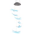 thumbnail image 4 of Campanas de viento solares con luz IP45, libélula colorida impermeable, lámpara LED móvil para exteriores, campanas de viento para patio y césped, 4 of 8