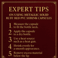 thumbnail image 3 of PVC Shrink Wraps - Metallic Ruby Red, 3 of 5